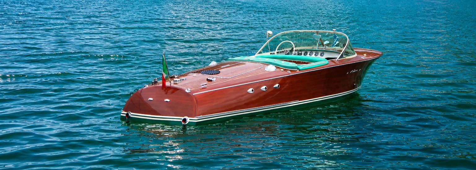 Elegant Riva Ariston vintage boat available for exclusive private charter experiences in Italy