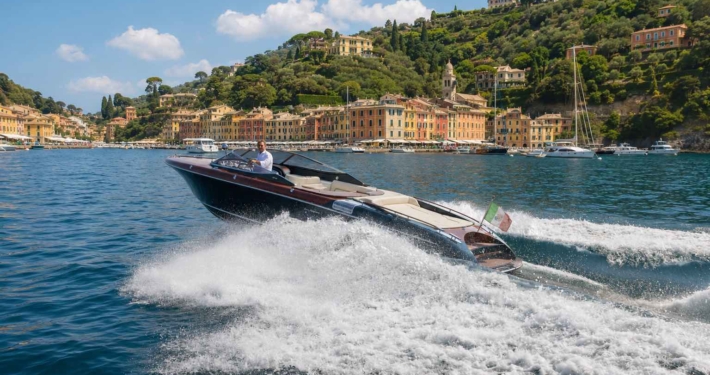 Riva boat rental Portofino private charter experience